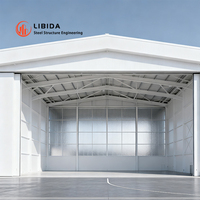 Hangar d'avion en vente chaude, structure en acier préfabriquée, grand hangar, entrepôt, hangar en acier préfabriqué