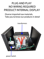 Transformador de potencia reductor monofásico de 110V a 220V Controles industriales ST para uso doméstico Bobina toroidal Frecuencia de 50/60Hz
