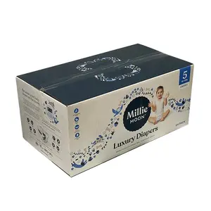 Customized Printing Design suitcase Packaging Box Baby Disposable Diaper Packing Boxes For Children Baby Products Box