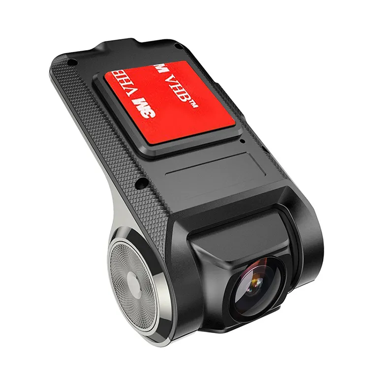 Vendita calda Full HD 1080P doppia lente ADAS per auto registratore anteriore grandangolare visione notturna per auto fotocamera