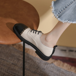 Eleganti Mocassini Mary Jane da Donna in Stile Francese, Scarpe in Microfibra con Lacci, Tacco Grosso, Suola Morbida, Leggere per l'Estate, con Cinturini <span class=keywords><strong>AHMED</strong></span> - Product Image 4