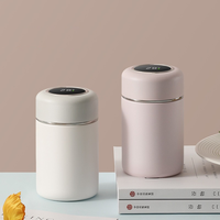 Tasses en métal en acier inoxydable Mini flacon à vide en acier inoxydable 316 Tasse thermos en acier inoxydable Chauffe-tasse Smart Flacon à vide avec thermomètre