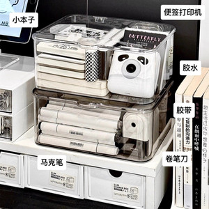 Transparent Cosmetic Organizer Box With <b>Drawers</b> 6-10L <b>Plastic</b> Makeup <b>Storage</b> Container For Desk <b>Drawer</b> Organization - Product Image 5