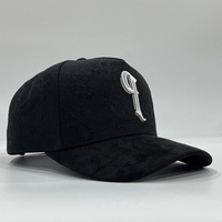 ODM OEM 100% Gorra de béisbol de camuflaje de algodón con ala curva 5 Panel 3D Bordado Sombrero en Dobby Argyle Dot Fruit Patterns"