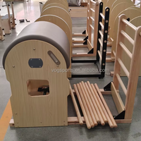 VOG Échelle de Correction de la Colonne Vertébrale en Bois d'Érable Réglable, Accessoire d'Entraînement Pilates et Yoga pour Studio de Pilates, Usage Domestique/Commercial