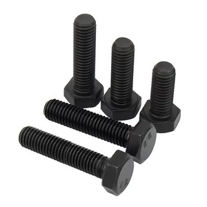 Vis hexagonales et écrous en acier inoxydable et en acier au carbone zingué noir/plat DIN933/DIN931 M12/<span class=keywords><strong>M13</strong></span> Classe 8.8 - Product Image 3