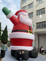 Père Noël gonflable géant et durable pour la décoration extérieure de Noël