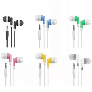 Écouteurs filaires universels 3,5 mm colorés et abordables pour téléphone portable, tablette, MP3 – Idéal comme cadeau - Product Image 5