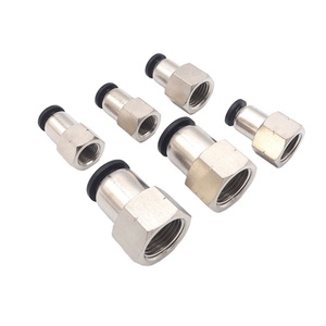 Conector Neumático de Latón Recto con Rosca Hembra NPT de 5/32, 1/4, 5/16, 3/8, 1/2 para Conexión Rápida - Product Image 2