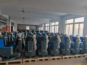 Machine de nettoyage de sols électrique <span class=keywords><strong>professionnelle</strong></span>, industrielle, commerciale, robuste, avec fonction de balayage, séchage et récupération d'eau à haute efficacité - Product Image 6