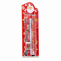 Ensemble de papeterie portable étudiant créatif dessin animé crayon gomme taille-crayon règle papeterie