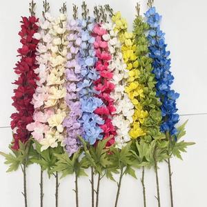Handmade Delphinium Artificial Flowers Real-Look Fake Silk <strong>Larkspur</strong> with Stems for Christmas &amp; Mother's Day Decor - Product Image 1