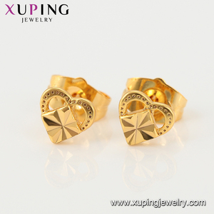 99466 Xuping 2020แฟ<span class=keywords><strong>ชั่</strong></span><span class=keywords><strong>น</strong></span>ชุบทองหัวใจชุดขายส่งของผู้หญิงสบายๆต่างหูสตั๊ดเครื่องประดับ - Product Image 4
