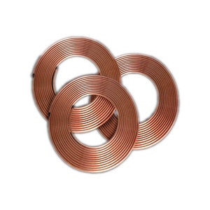 Tuyau en cuivre Ac pour climatiseur 1/4 "3/8" 1/2 "3/4" Bobine à crêpes Tuyaux en cuivre Tubes en cuivre - Product Image 1