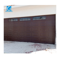 Porte de garage sectionnelle automatique en acier galvanisé, porte électrique