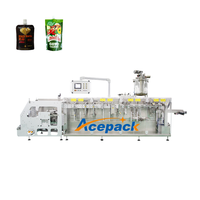 Bec d'angle automatique doypack emballage alimentaire pâte de tomate mayonaise yaourt remplissage jus bec doypack machine d'emballage
