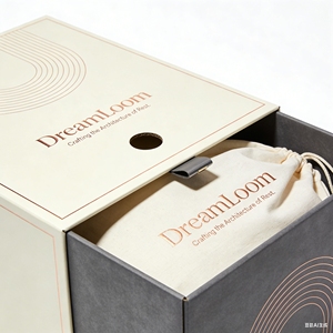 Scatole di Cartone Rigido con Chiusura Magnetica per Set Regalo di Lenzuola di Lusso con Logo Personalizzato, Confezione per Biancheria da Letto - Product Image 5