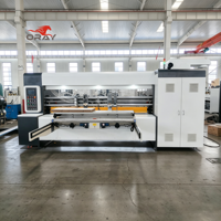 Nouvelle machine à rainurer les cartons à alimentation par le bord avant pour la production de boîtes d'expédition en carton ondulé, 180 pièces/min, marque Oray