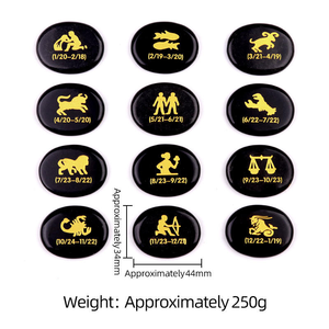 Cristaux en gros, Pierres <span class=keywords><strong>de</strong></span> guérison, Produits spirituels, Artisanat en cristal, <span class=keywords><strong>Pierre</strong></span> <span class=keywords><strong>de</strong></span> paume des Douze Constellations pour <span class=keywords><strong>la</strong></span> méditation, Cadeau - Product Image 5