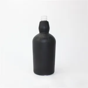 Schlussverkauf individualisierte 750-Mililiter-Lektor-Glasflasche klare leere Spirituosen-Glasflasche