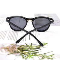 Lunettes de soleil vintage tendance unisexe Ultem à clipser Anti-UV400 lunettes de soleil avec verres optiques