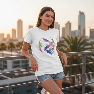 T-shirt Unisex con Logo quadrato accessorio moda donna - Product Image 3
