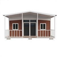 Maison Conteneur en Acier Léger Extensible Moderne de 40 Pieds avec 3 Chambres, Cuisine, Panneaux Sandwich Préfabriqués de Luxe, Installation Rapide
