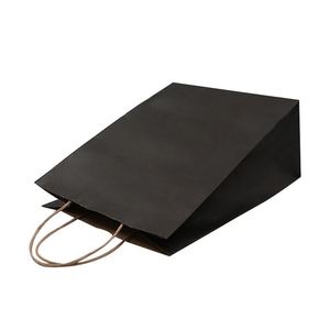 Personalized Small Black Craft Paper Wedding Gift Packaging Shipping Bag - Product Image 2