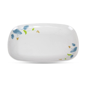 Plato de postre de melamina Rectangular ecológico blanco Plato de sushi de <span class=keywords><strong>plástico</strong></span> cuadrado <span class=keywords><strong>duro</strong></span> para acampar Bienvenido OEM ODM - Product Image 4