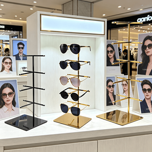Custom Stainless Steel Display <b>Rack</b> for <b>Glasses</b>/Sunglasses, Storage Stand, Ideal for Eyewear Shops - Product Image 1