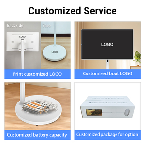 Televisor Inteligente de 24 Pulgadas con Ruedas, CPU Android de 8 Núcleos, Control Remoto, Pantalla Táctil, Batería, Cámara de 13MP, Pantalla Plegable Portátil - Product Image 2