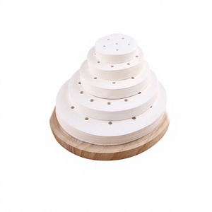 Food-grade Silicone Paper Disposable Commercial-use Steaming Mantou Baozi Non-stick Tray Liner Food-grade Silicone Oil - Product Image 1