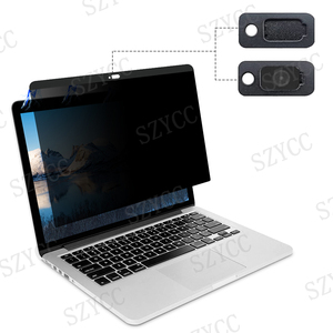 Filtre de confidentialité <span class=keywords><strong>amovible</strong></span> Anti-espion pour ordinateur portable pour Macbook Pro Retina 15.4 pouces protecteur d'écran de confidentialité magnétique avec couvercle de <span class=keywords><strong>Webcam</strong></span> - Product Image 1