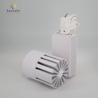 2025 Meilleure vente réglable 10W-50W LED éclairage sur rail moderne Cob puce corps en aluminium pour usage commercial et domestique pour les supermarchés