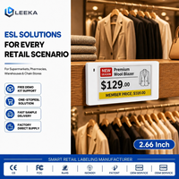 Etiqueta Electrónica de Precio Digital LEEKA ESL, Ultra Delgada, con NFC, Lectura y Escritura, para Boutique de Ropa