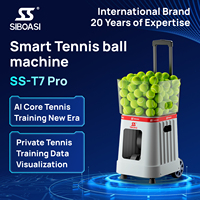 Machine d'entraînement au tennis professionnelle SHAREWELL SW11-T7 Pro, robot de tennis automatique avec oscillation interne pour les écoles et les clubs
