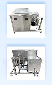 Nettoyeur à ultrasons à réservoir unique avec filtration circulante, décapant d'huile et de rouille pour matériel, usage industriel - Product Image 2