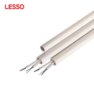 LESSO wire protection fire retardant 20 25 32 40 50mm 2.5 inch 25 mm pvc electrical conduit pipe price