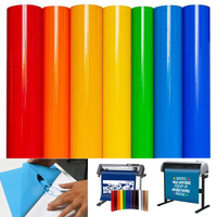 Vinilo Adhesivo Brillante y Mate de Colores para Plotter de Corte