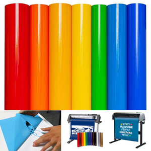 Đầy màu sắc bóng mờ cắt Vinyl dính Vinyl Nhãn dán cuộn để cắt máy vẽ - Product Image 3