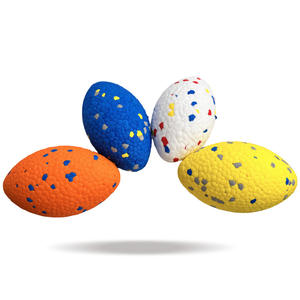 Dayanıklı köpek çiğnemek tedavi topu oyuncak ETPU büyük futbol rugby yıkılmaz köpek oyuncak - Product Image 5