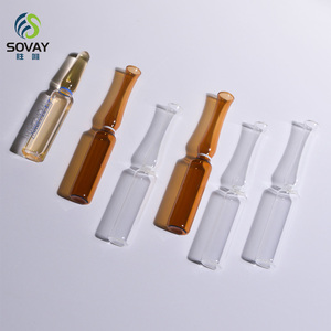 Ampoules pharmaceutiques imprimées pour injection <span class=keywords><strong>de</strong></span> <span class=keywords><strong>vitamine</strong></span> <span class=keywords><strong>C</strong></span>, ampoules en verre neutre ouvertes - Product Image 5