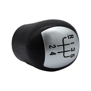 Pomo de palanca de cambios para coche Renault, Material Pu, diseño ergonómico negro para transmisión manual, accesorio interior - Product Image 5