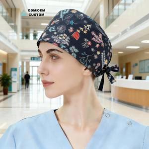 Cuffie Chirurgiche Premium in Raso con Foro per Coda di Cavallo e Laccio Regolabile per Donne nel Settore Medico e Dentistico - Product Image 6