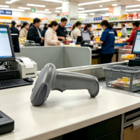 Escáner de Código de Barras Inalámbrico Portátil DiligenCe de 2.4GHz para Android, Lector Láser CCD 1D 2D Económico, USB COM, en Existencia, 2 Años de Garantía