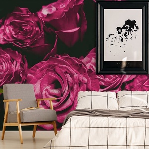 Hermoso <span class=keywords><strong>fondo</strong></span> rosa negro papel tapiz moderno para sala <span class=keywords><strong>de</strong></span> estar - Product Image 3