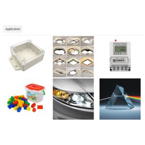 Độ bóng cao Bộ đồ ăn dùng một lần tiêm lớp GPPS Nhựa nguyên liệu dòng chảy cao GPPS hạt nhựa - Product Image 6