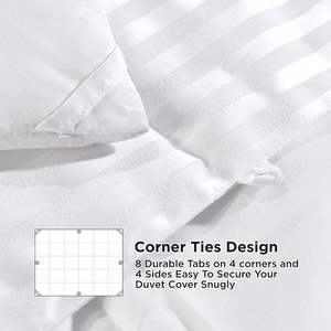 ผ้านวมระบายความร้อนลายทาง150 GSM โพลีเอสเตอร์ที่เติมเต็มความเย็นที่มีน้ำหนักเบาสำหรับใช้ในโรงแรมทางเลือกผ้าห่มนวมสำหรับฤดูร้อน - Product Image 5