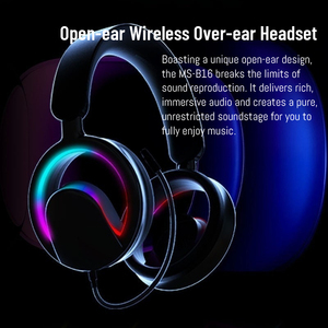 Auriculares Inalámbricos de Oreja Abierta, 38 Horas de Reproducción, Carga Rápida, Auriculares con Micrófono, Auriculares Deportivos para Música, Trabajo, Correr - Product Image 3