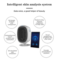 2026 analyse de la peau équipement de beauté 3D Scanner facial 8 lumières esthéticienne analyse de la peau AI détection de la peau dispositif d'analyseur de visage